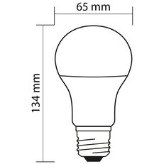 LED žárovka 15W, E27, 4000K, CRI80, vyz. úhel 200°, 360° 1521lm