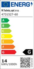 LED pásek 60LED/m, 5050, IP68, 6000-6500 K, bílá, 12V, GEL, 5m 4731527-60