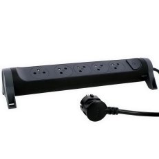 PRODLUŽOVACÍ PŘÍVOD 5X2P+T VYP/ZAP KABEL 1,5 M ČERNÁ/TMAVĚ ŠEDÁ LEGRAND 049453