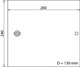 DEHN skříňka pro ekvipotenciální vyrovnání pro 3 lišty LSA 10/2 906100