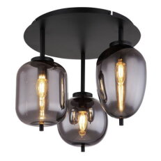 Stropní svítidlo BLACKY černá 3xE14, max. 40W 230V GLOBO 15345-3D