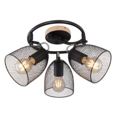 Stropní svítidlo JOSINA hnědá 3xE27, max. 60W 230V GLOBO 54034-3