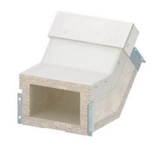 OBO PLCS VR061220 Svislý oblouk stoupající pro PYROLINE Con 200x120 šedá