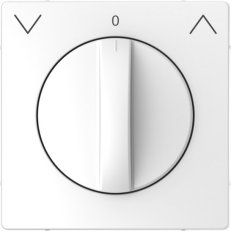 Centrální deska Merten D-Life pro otočný žaluziový spínač/tlačítko Lotus White