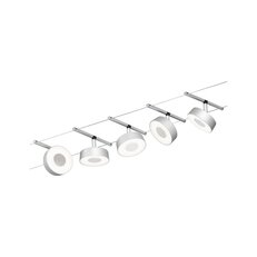 LED lankový systém Circle základní sada 5x5W 3000K 230/12V matný chrom/chrom