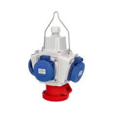 Zásuvkový závěsný box PowerBOX  IP65 3x230V, 1x400V/16/5 FAMATEL PB2006