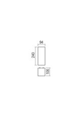 Nástěnné svítidlo TAV AP LED COB 2X6W IP54 SWH 3000K REDO 9561