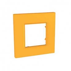Unica Quadro Krycí rámeček jednonásobný, Citrus SCHNEIDER MGU4.702.29