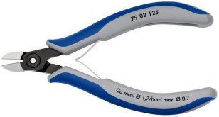 Přesné boční štípací kleště na elektroniku 125 mm KNIPEX 79 02 125