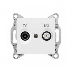 Sedna Zásuvka TV/SAT průběžná 4dB, Polar SCHNEIDER SDN3401921