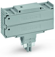 Dvojitý pojistkový modul šířka 10,4mm šedá WAGO 2003-911