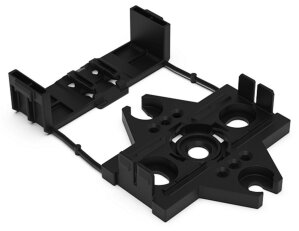 Upevňovací adaptér 2 až 5pól. pro neupevněné spoje černá WAGO 770-310