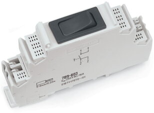Modul spínačů S vypínacím tlačítkem Spínací napětí AC 250V WAGO 789-803