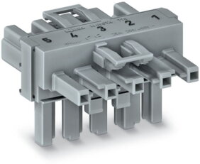 T-rozdělovač 5pól. Kód. B šedá WAGO 770-1641
