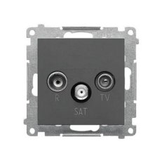 TASK.01/116 Zásuvka anténní R+TV+SAT kon