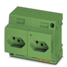 EO-N/PT/LED/DUO/GN Dvojitá zásuvka 0804151