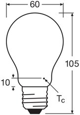Světelný zdroj LEDVANCE LED CLASSIC A DIM P 7.5W 840 Frosted E27