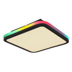 Stropní svítidlo JAXXI černá LED 40W+5W RGB 230V, 200-2000lm CCT GLOBO 41391-40