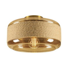 PANTILO ROPE 27 stropní přisazené svítidlo cylindrické 1x 15W E27 zlatá