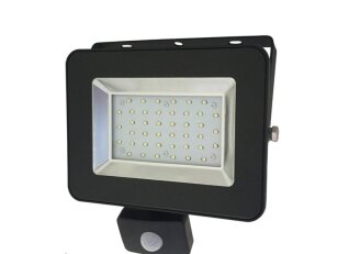 Reflektor LOFOT LED SMD 30W 6000K 2600lm IP65 černý s pohyb. senzor Bemko 105546