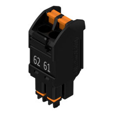 Zásuvný konektor DPS BHF 5.00/02 BK/BK PRT 61 WEIDMÜLLER 2488350000