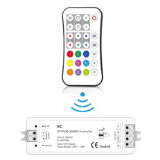RF SC+R9 SET ovladač a kontroler pro LED pásky SPI RGB/RGBW IC Digital A-SC-R9