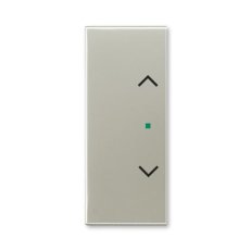"ABB Time 6220E-A02002 32 Kryt 2násobný levý/pravý symbol žaluzie"" starostříbrná"