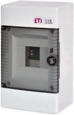 Nástěnná rozvodnice ECT4PT 4M (1x4) IP40 ETI 001100140