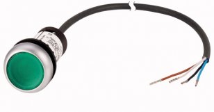 Eaton C22-DL-G-K10-24-P65 Prosvětlené tlačítko, bez aret, 24V AC/DC, zelená, 1Z