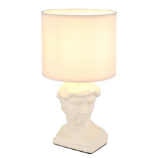 Stolní lampa HERMES bílá matná 1x40W E14  GLOBO 21732CU