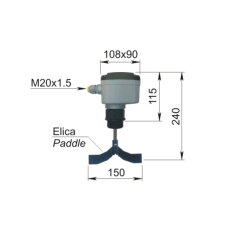 Rotační snímač hladiny AECO RL-A 110/220VAC