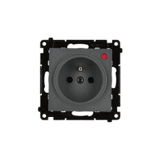 Zásuvka silová 1 násobná typ E (přístroj
