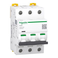 Modulární jistič, Acti9 iC60H, 3P, 32A, B křivka, 10000A SCHNEIDER A9F88332