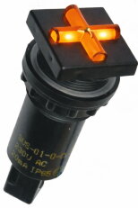 Ukazatel stavu SUS-01-Q O/O 60DC 22mm oranžová/oranžová ELECO 31113148