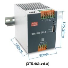 Zdroj na DIN 960W 48V 20000mA MEAN WELL XTR-960-48LA