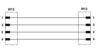 Síťový kabel VS-M12MSD/2,0-93X/M12MSDOD PHOENIX CONTACT 1454231