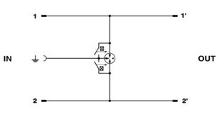 Zásuvný svodič pro přepěťovou ochranu CTM 2X1-180DC-GS PHOENIX CONTACT 2838636