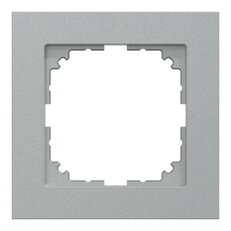 Rámeček Merten M-Pure, jednonásobný, aluminium, matný plast MEG4010-3660