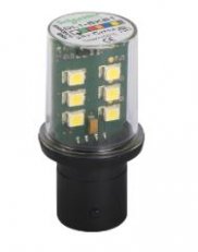 Schneider DL1BKB1 LED blikající - BA15, 24 V - BÍLÁ