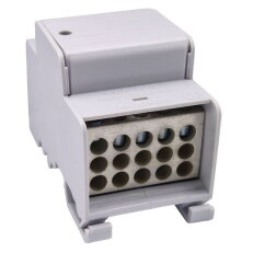 Distribuční blok DTB 120/15x16+4x35 šedý ELEKTRO BEČOV UB120BK21