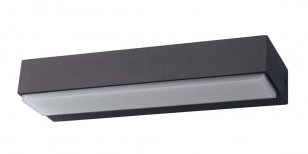 Nástěnné fasádní svítidlo VILA 12W Anthracite NW 440lm GREENLUX GXPS068