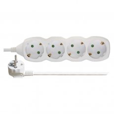 Prodlužovací kabel 5 m 4 zásuvky bílý PVC 1,5mm2 EMOS P0425R