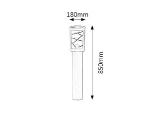 Rabalux 8744 Pescara E27 1x MAX 60W IP44