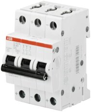 S203M-B16UC Jistič 3p 16A char. B ABB 2CDS273061R0165