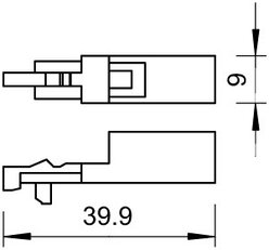 OBO 5084024 Ochranný přístroj Combi LSA-BF-180