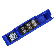Distribuční blok DTB 35/6x6 modrý ELEKTRO BEČOV UB356.12