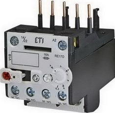 Nadproudové relé RE17D-6,3 1xNO+1xNC 4,0-6,3A pro CEC07-CEC016 ETI 004641407