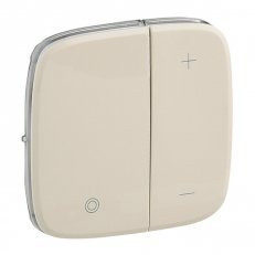 VALENA ALLURE KRYTKA TLAČÍTKOVÝ STMÍVAČ BÉŽOVÁ LEGRAND 752086