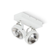 KELLY LED II nástěnná bílá 230V LED 2x12W 24° 3000K RENDL R12334