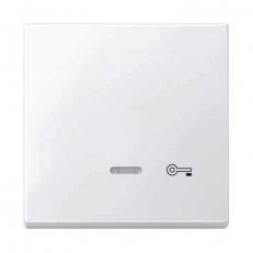 Schneider MTN437619 Kryt spínače s průzorem a se symbolem 'klíč', S-Design, polar